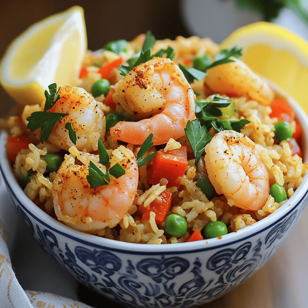 To make Cajun shrimp fried rice, you need some key ingredients. The first is shrimp. I recommend using fresh or frozen shrimp, peeled and deveined. This makes cooking easier and faster. You will need one pound for a nice serving.