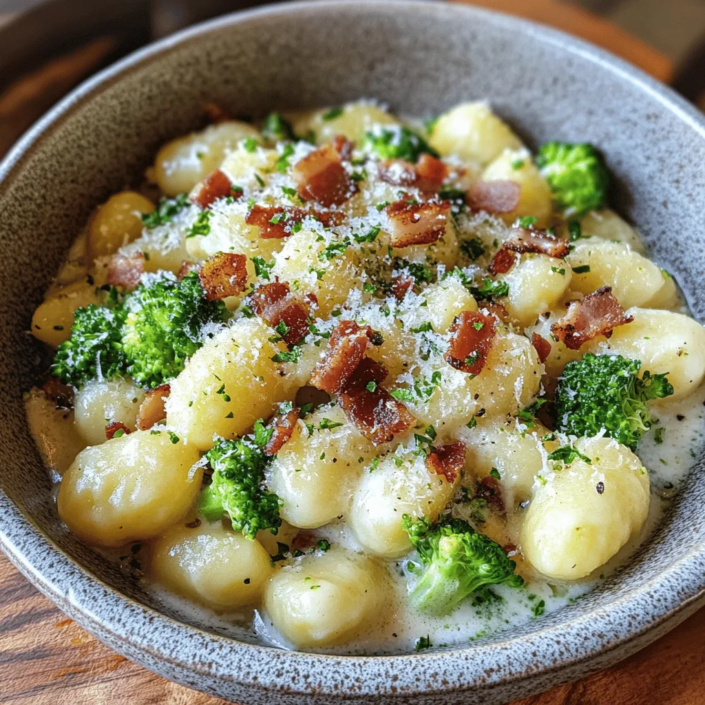 Boursin, Bacon and Broccoli Gnocchi: A Comfort Food Delight