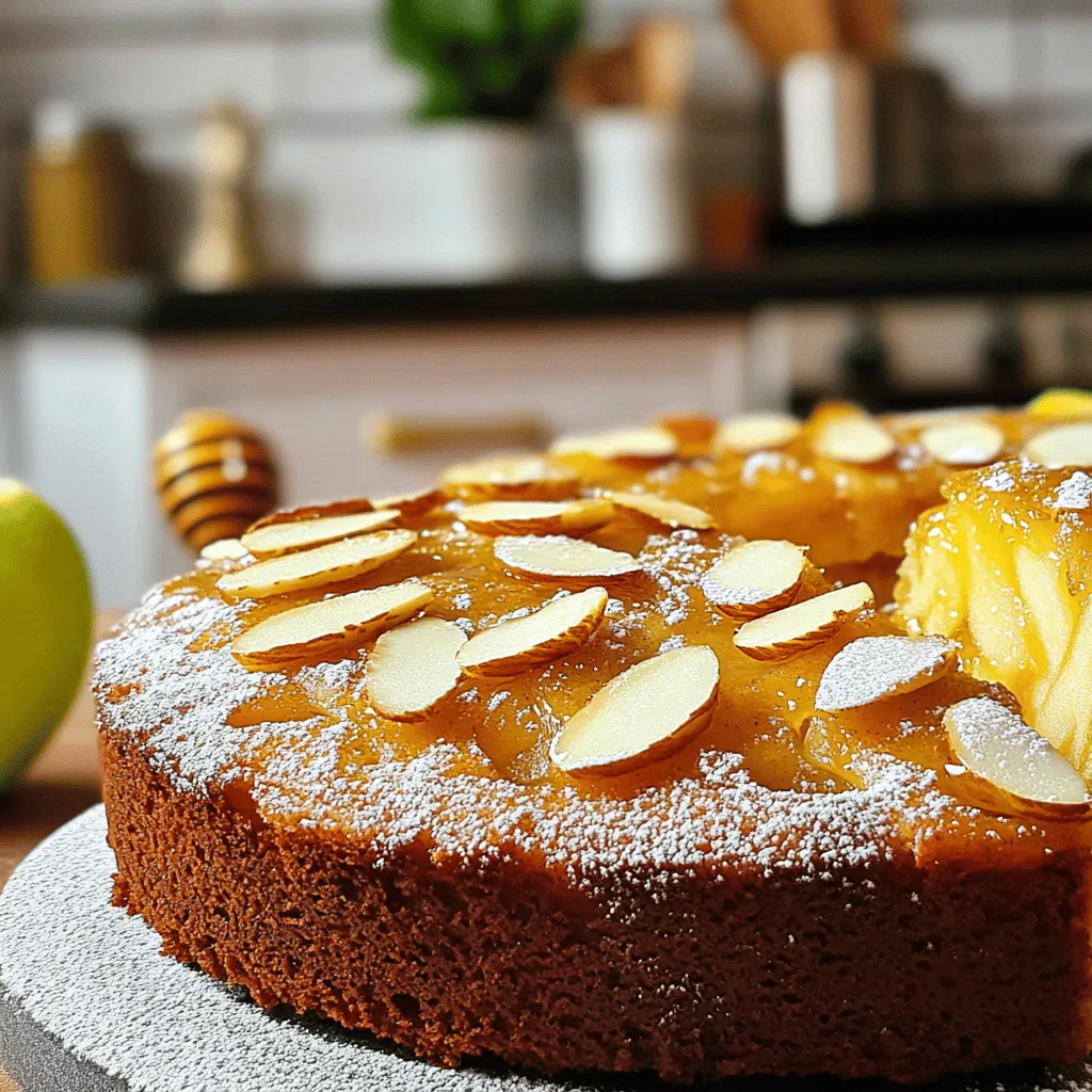 To make a honey cake with almonds and apples, you need simple, fresh ingredients. Here are the key items you will use: