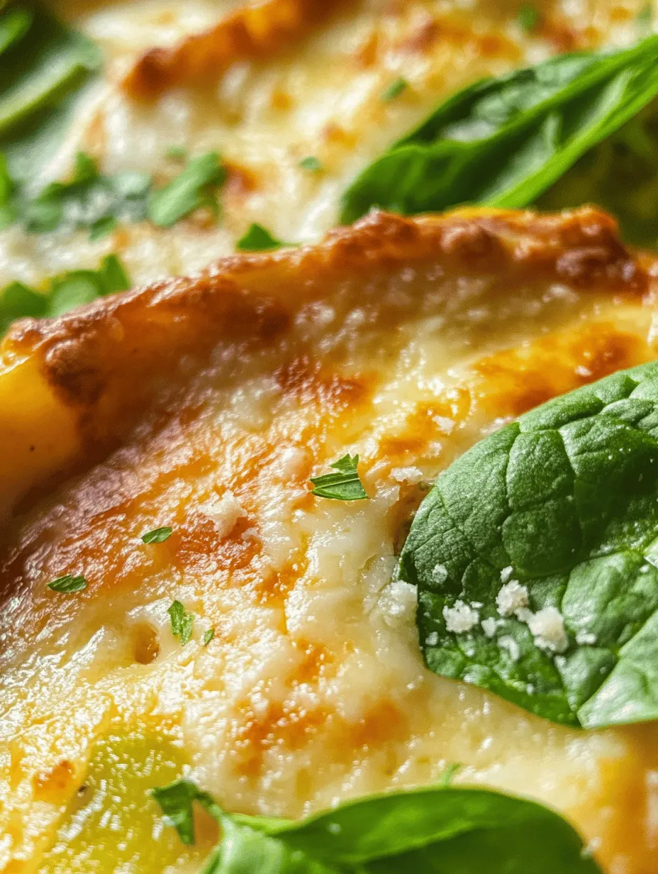 Creamy Spinach &#038; Mushroom Lasagna Recipe