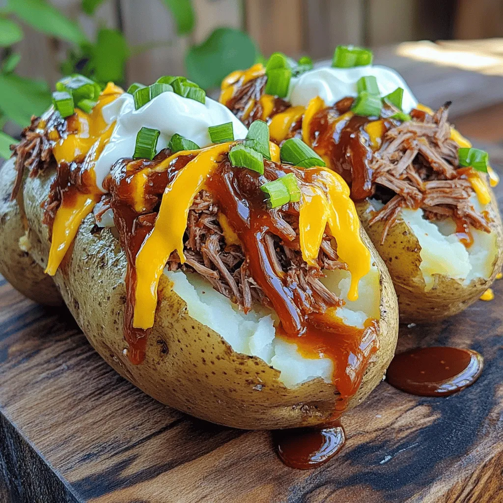 Brisket Baked Potato Savory Comfort Food Delight
