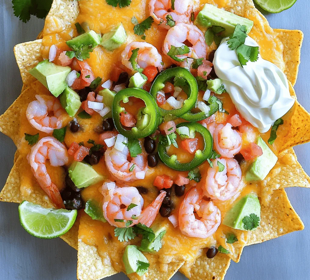 Shrimp is one of the most versatile seafood options, known for its mild yet slightly sweet taste that pairs exceptionally well with a variety of ingredients. In Shrimp Nachos Fiesta, the shrimp introduces a delightful contrast to the crunch of the tortilla chips and the creaminess of the cheese. The natural brininess of shrimp complements the zesty toppings, such as fresh salsa and jalapeños, creating a harmonious balance that excites the palate.