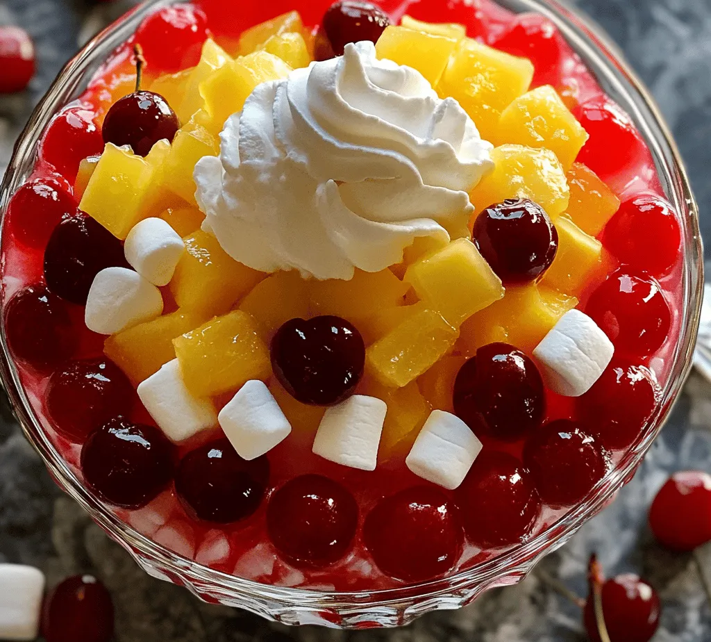 Cherry Applesauce Jello Salad is the quintessential dish that brings together the sweetness of cherries and applesauce, infused with the fun, wobbly texture of jello. This delightful salad is not just a treat for the taste buds; it