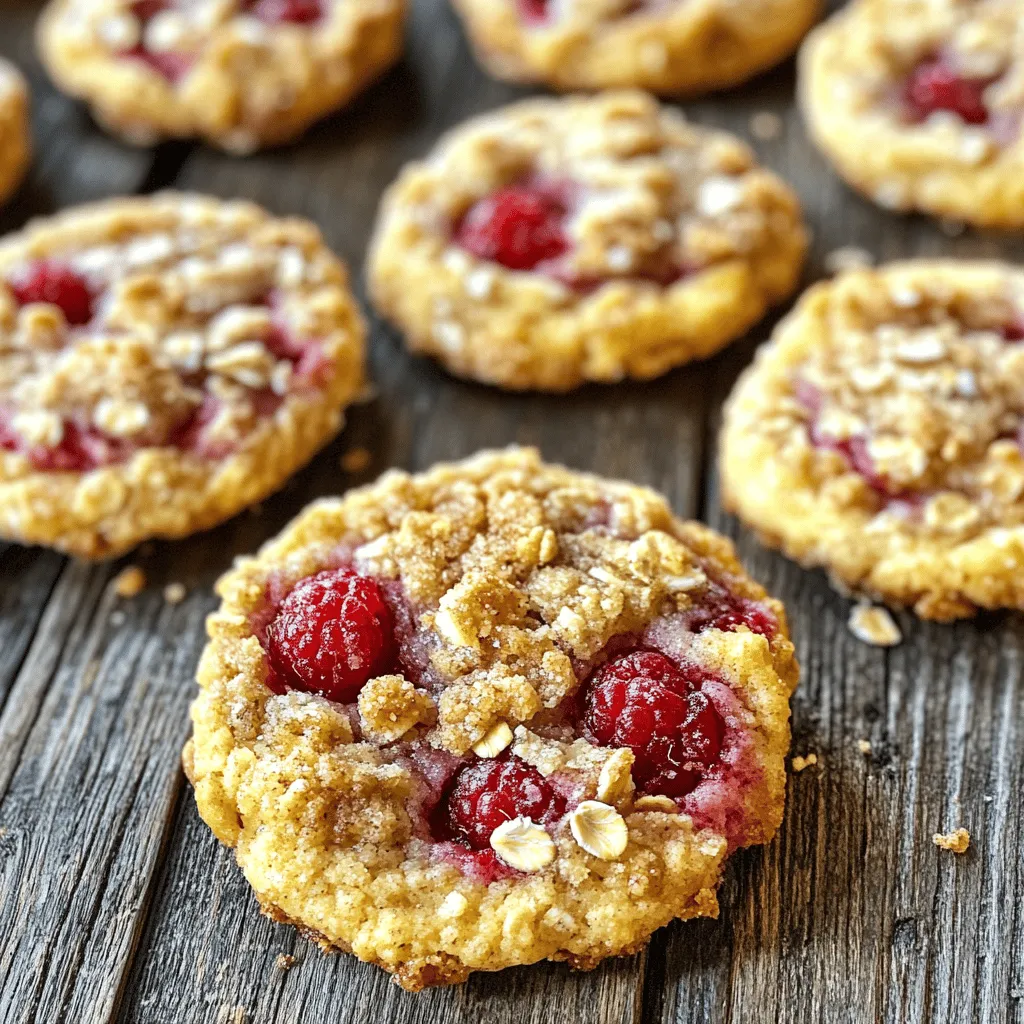 Raspberry Crumble Cookies Recipe