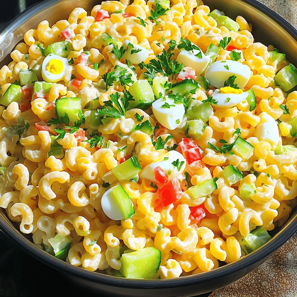 Amish Macaroni Salad Simple and Tasty Recipe Guide